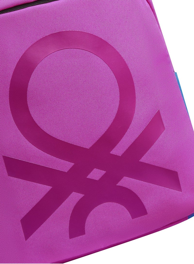 UNITED COLORS OF BENETTON Fabrica Round 15.6'' Unisex Laptop Backpack - Purple - Image 4